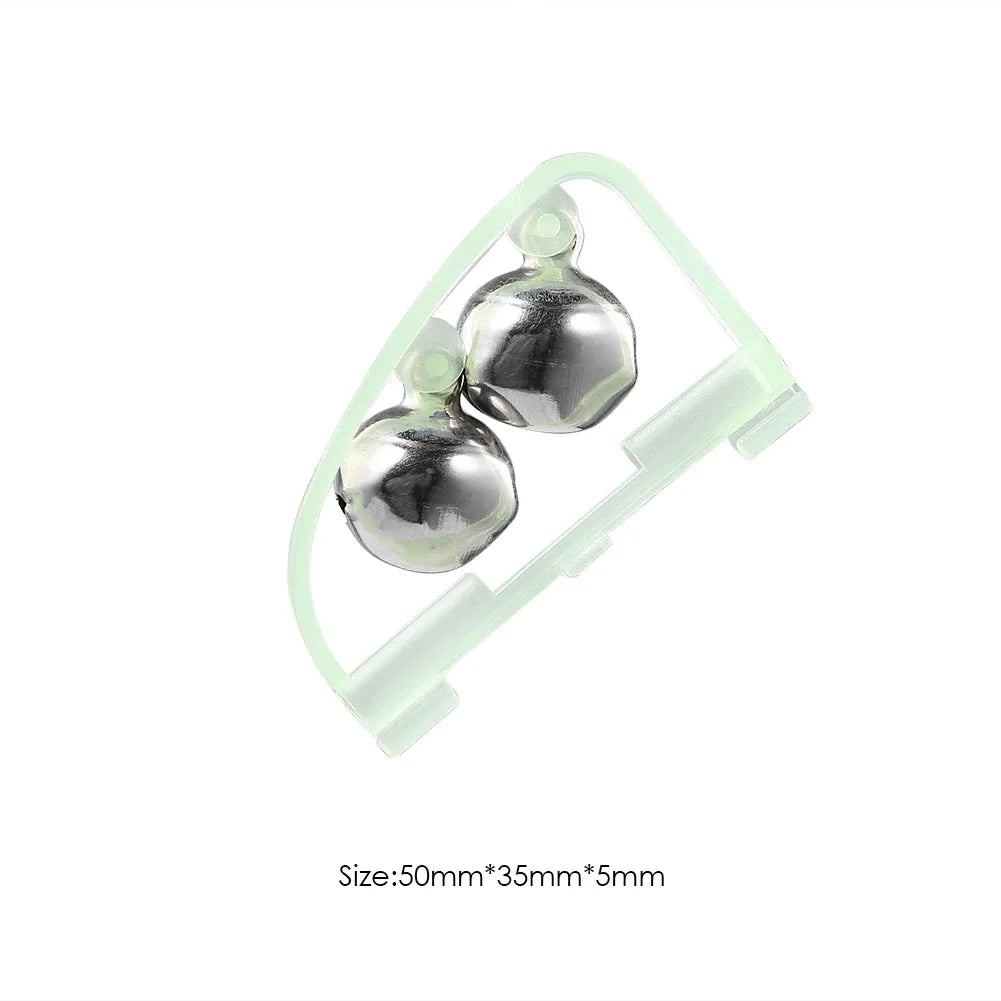 1–20pcs Twin Spiral Fish Bite Alarm – Night Fishing Bell Indicator