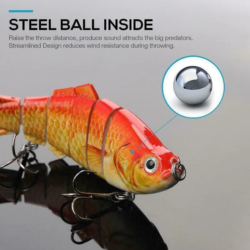 5pcs Bionic Fishing Lures – Random Color Realistic Fish-Shape Bait, Floating Lure for All Fish