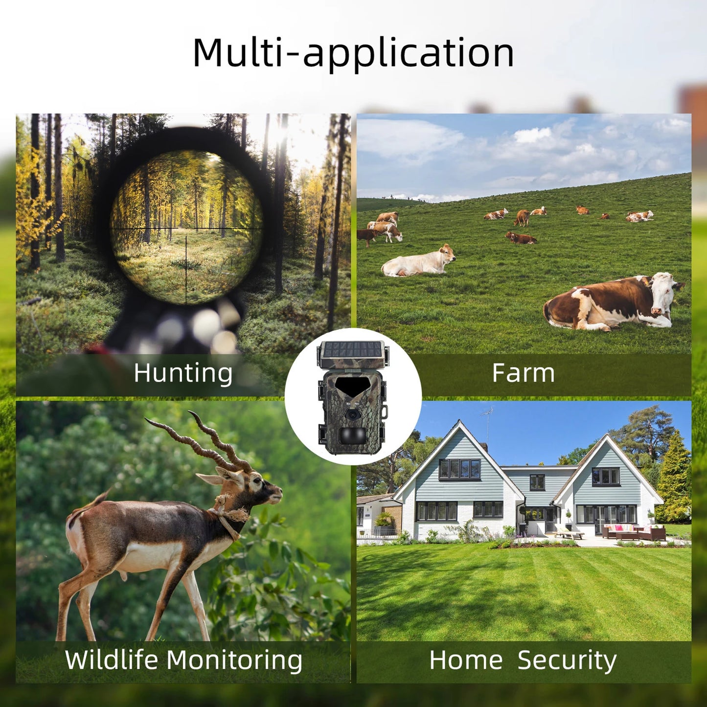 1080P IP65 Wildlife Camera, 2.0in Screen, 0.45s Trigger – Outdoor Hunting Trail Cam