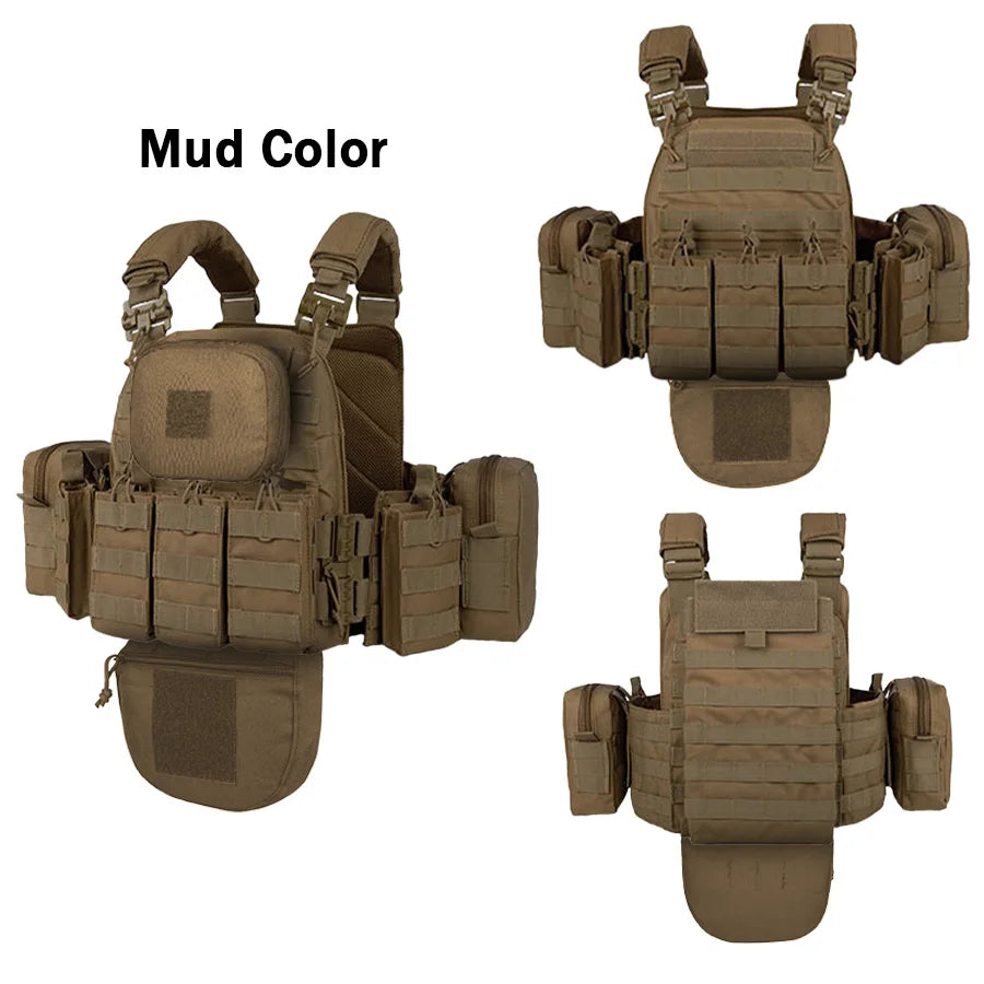 Quick-release training vest molle multifunctional outdoor vest equipment