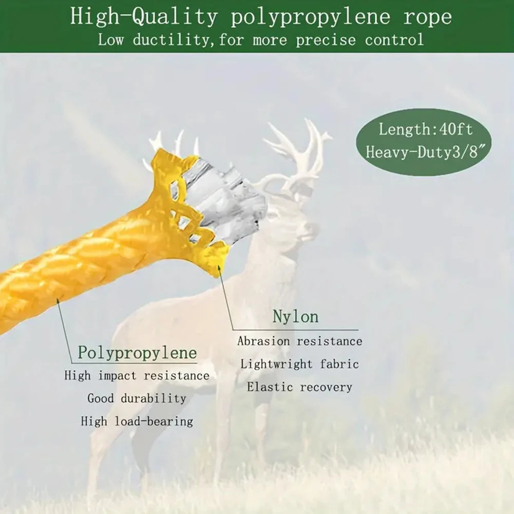 700 lb Elk Hoist Pulley Lift System with Gambrel – Deer & Game Hanging Butchering Kit